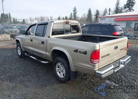 2003 Dodge Dakota Slt из США, поврежденный, VIN 1D7HG48N83S174855